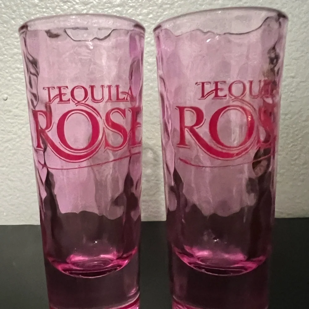 Tequila Rose Pink Double Shot Glasses